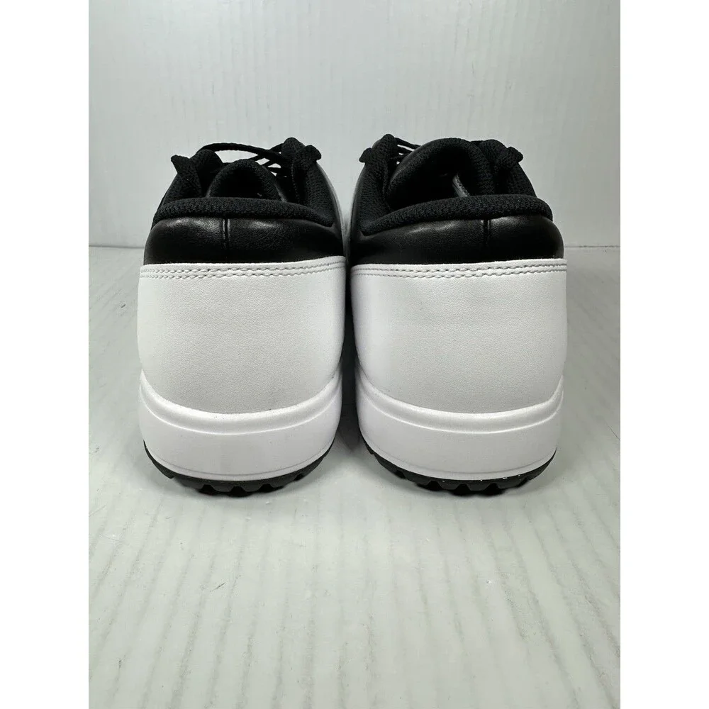 Size 9.5 Air Jordan Nu Retro 1 Golf Low Black White Shoes Cleat FZ4153-003 NEW